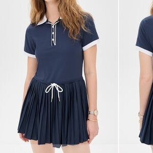 Varley Navy Blue Mini Dress
